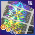 Sliver Laser Waterproof Hologram Sticker Seal